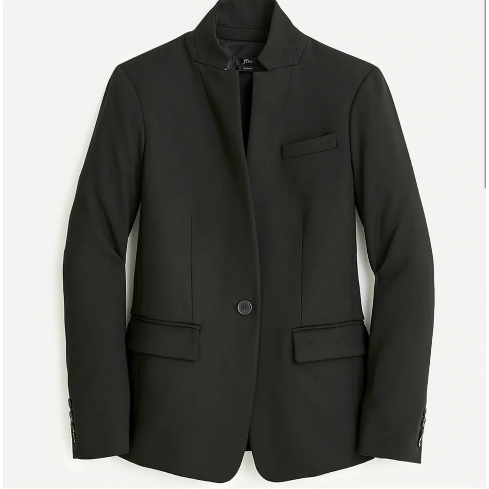 J. Crew Regent Blazer Four Season Stretch Size 2 Black